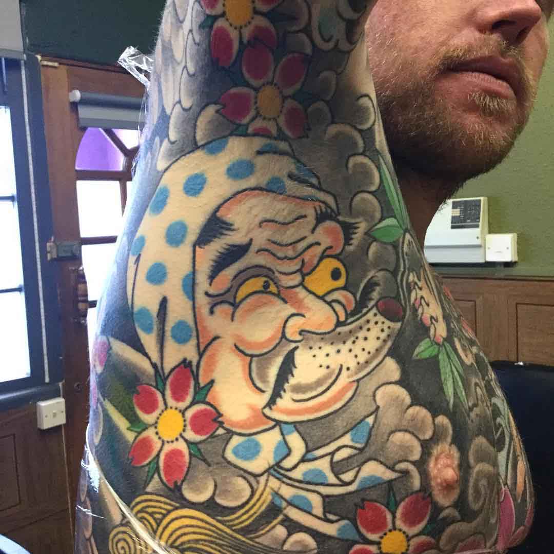 Armpit Oriental Tattoo by dickie_williams